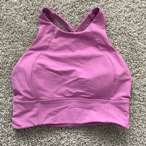 Lululemon free to be serene bra high neck long line size 6
